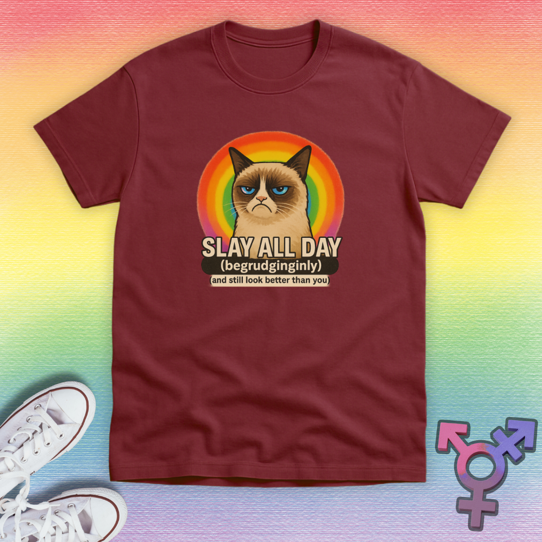 Slay All Day Cat T-shirt