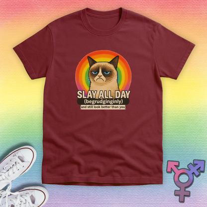 Slay All Day Cat T-shirt