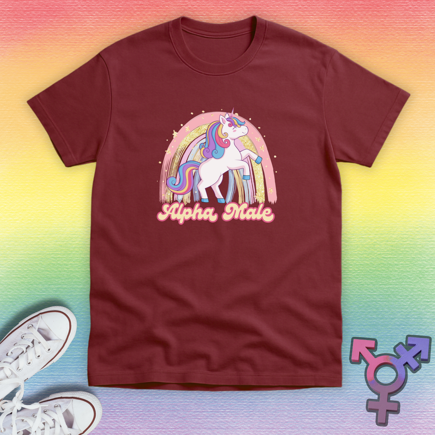 Shiny Alpha Male T-shirt