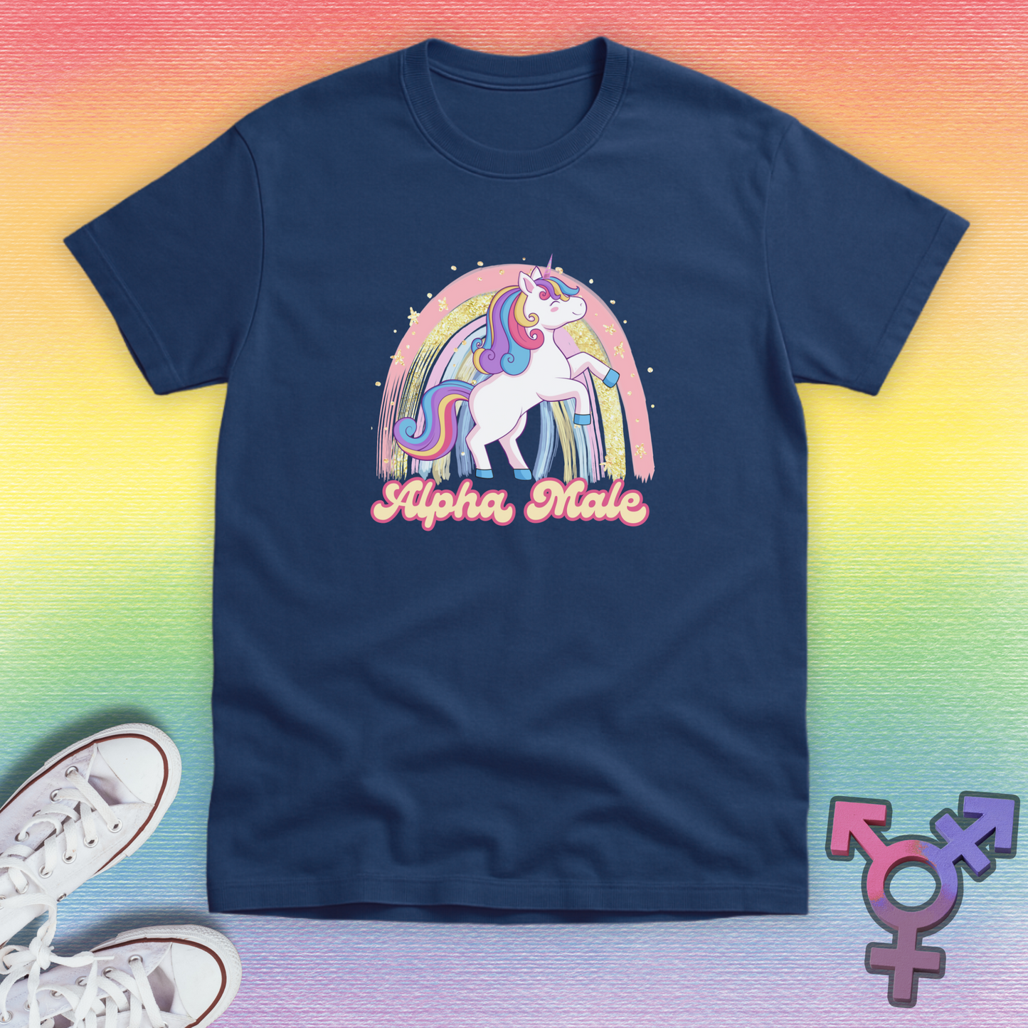 Shiny Alpha Male T-shirt