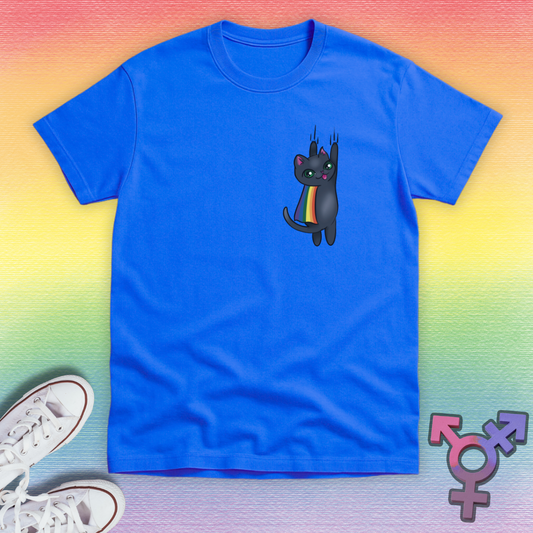 Gray Troublemaker  Cat T-shirt