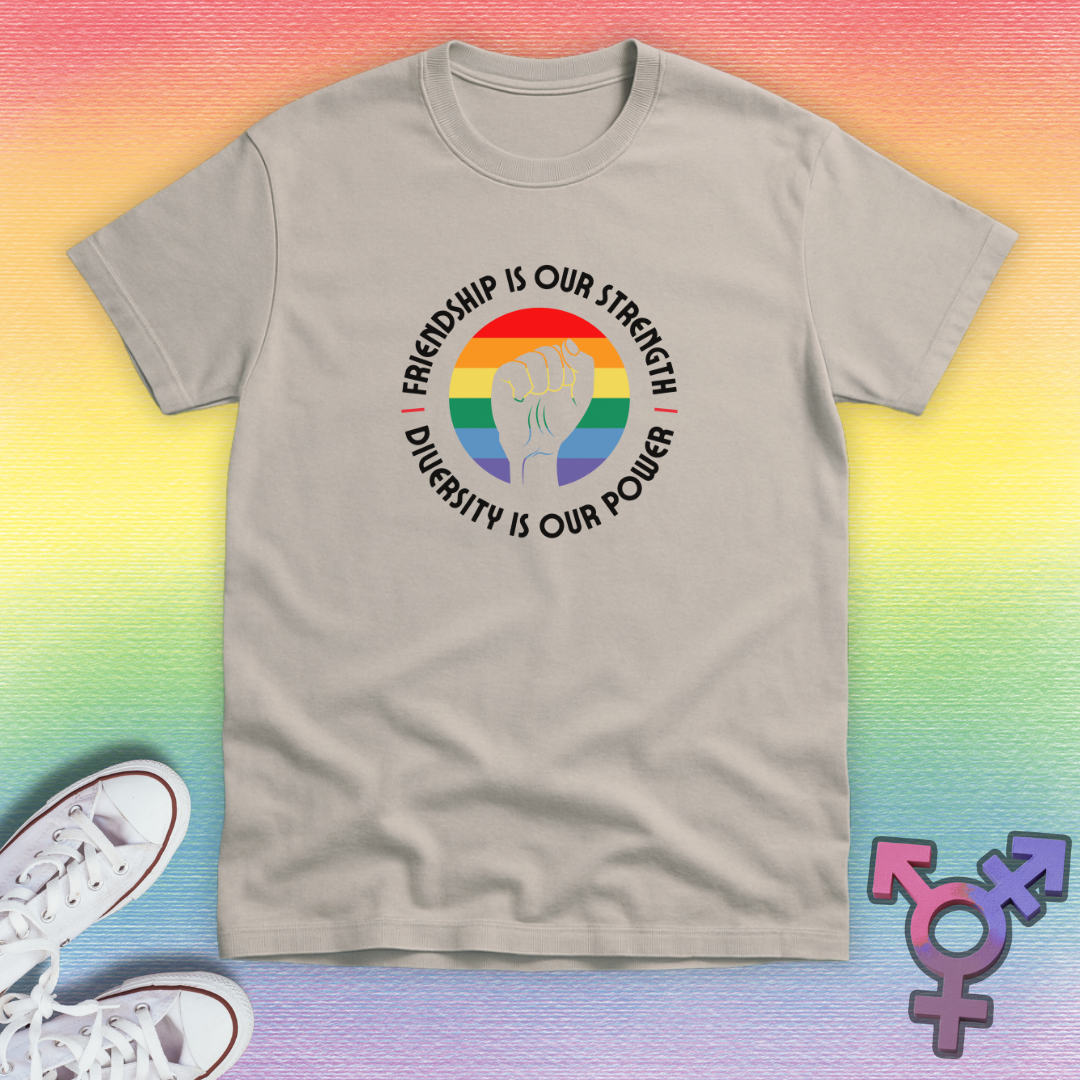 Friendship is Our Strength Fist T-shirt