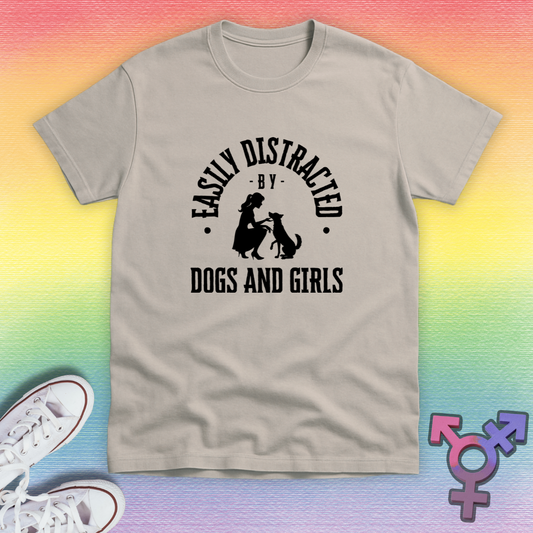 Distracted By Dogs And Girls T-shirt